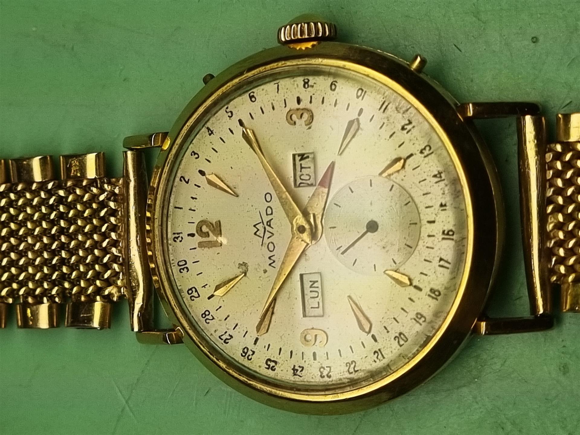 Restauración de un antiguo Movado de calendario completo, preciosa pieza