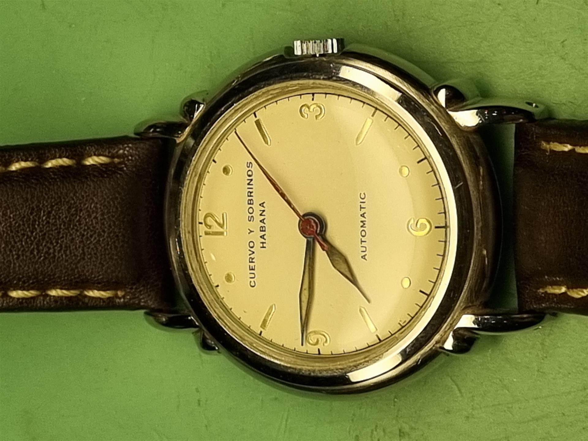 Restauración de un curioso reloj tamaño cadete, Cuervo y Sobrinos aut,  con carga de martillo