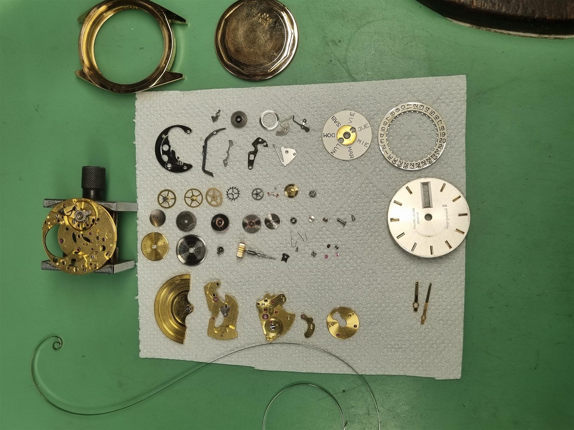 Reparación de un reloj automático Fabre-Leuba